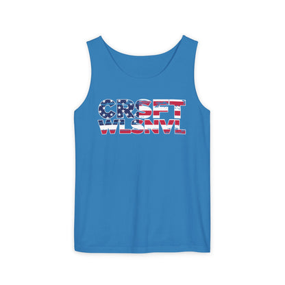 CFW Flag Logo Unisex Garment-Dyed Tank Top