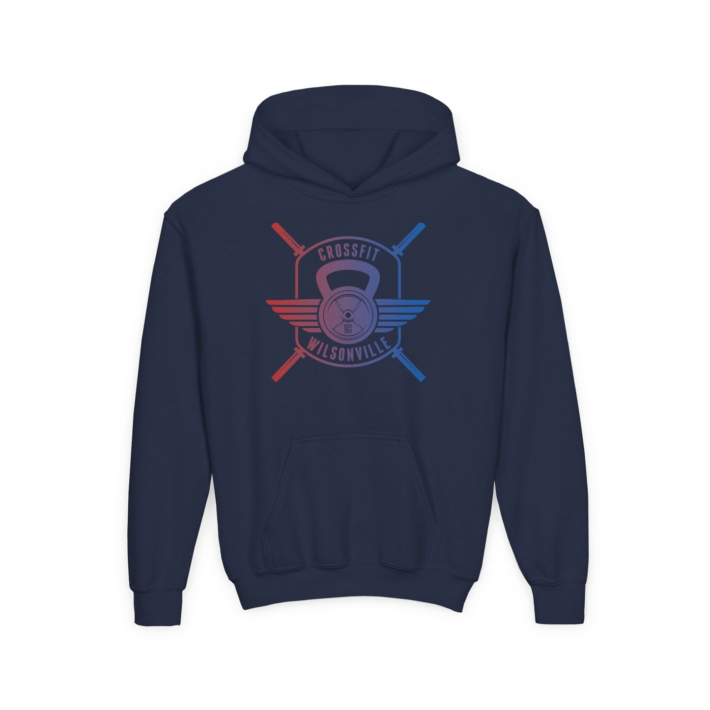 Youth Hoodie — Red blue CFW