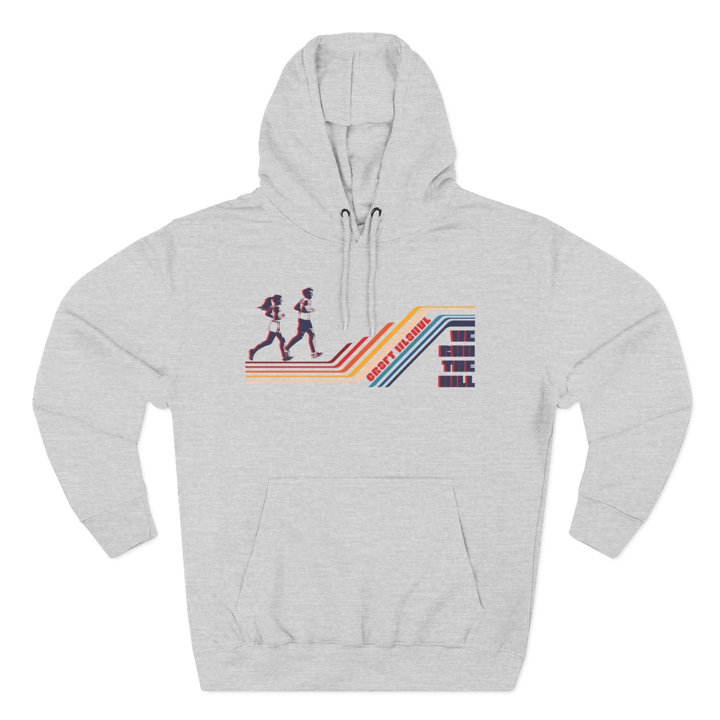 Retro Running Fleece Hoodie