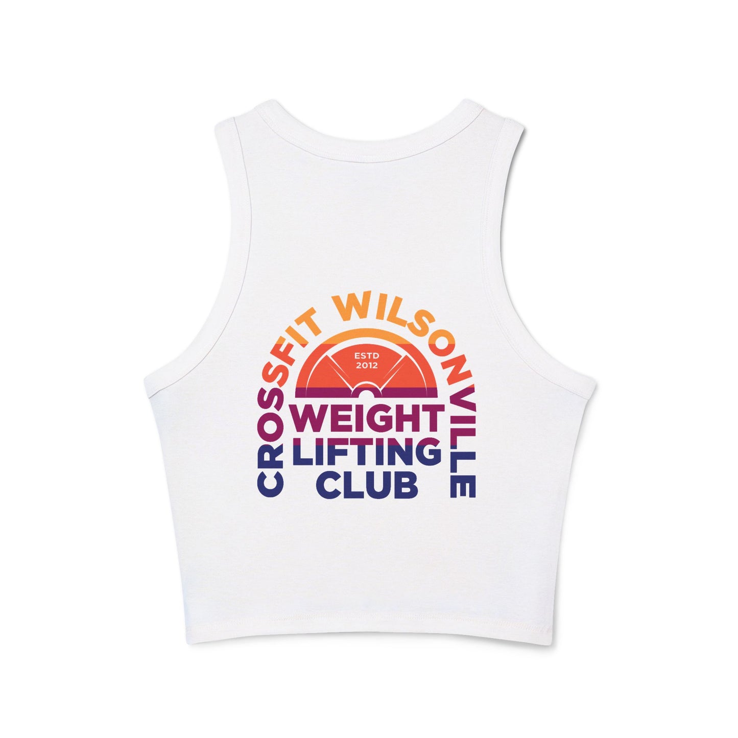 Weight Lifting Club Rainbow Crop Top