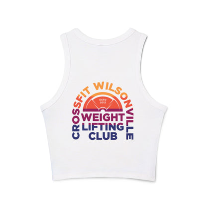Weight Lifting Club Rainbow Crop Top