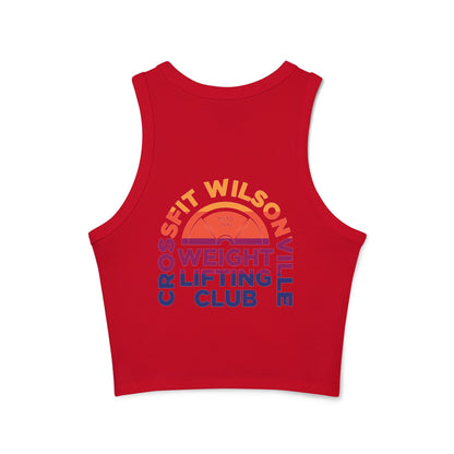 Weight Lifting Club Rainbow Crop Top