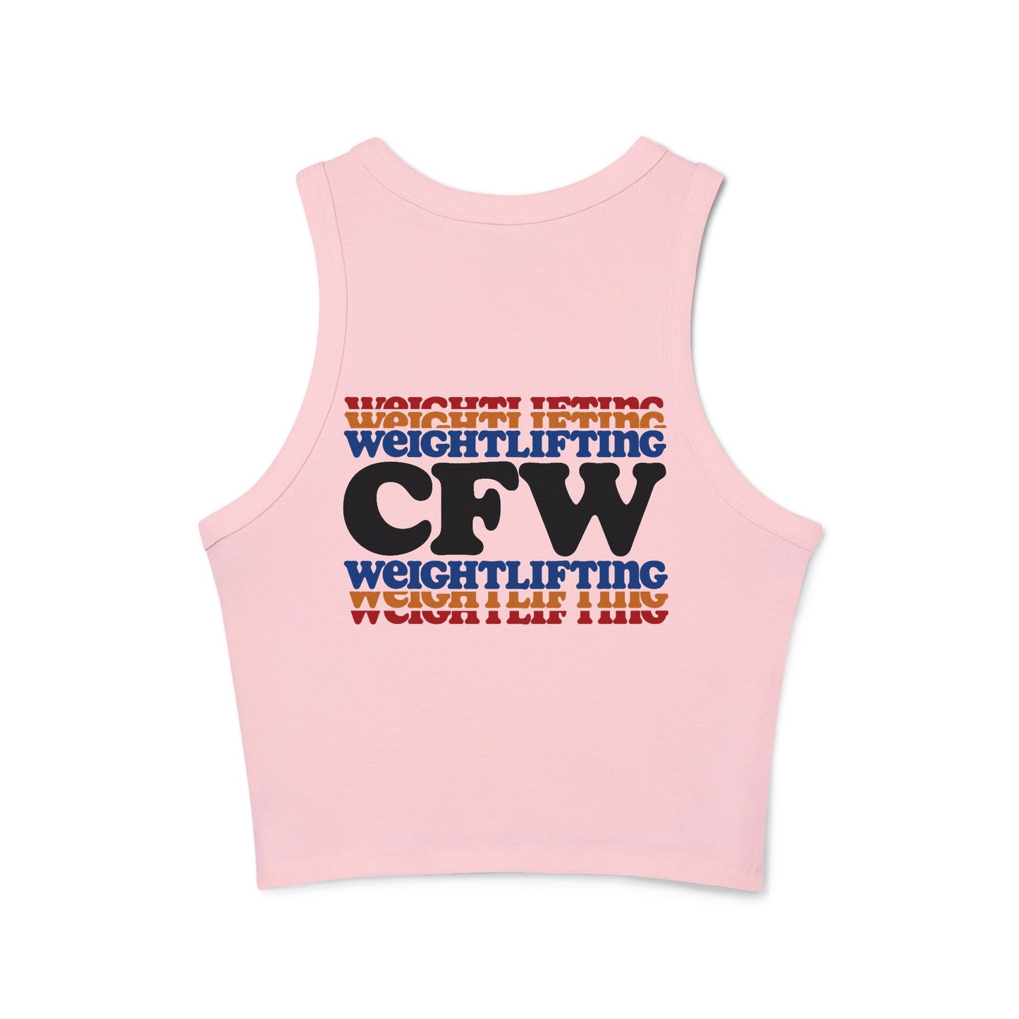 CFW Weightlifting Women's Micro Rib Racer Tank Top