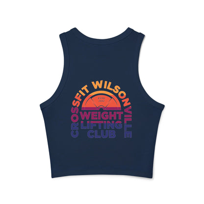 Weight Lifting Club Rainbow Crop Top