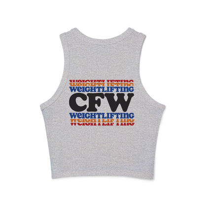 CFW Weightlifting Women's Micro Rib Racer Tank Top