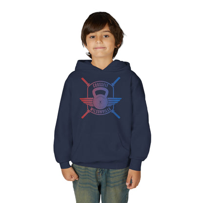 Youth Hoodie — Red blue CFW