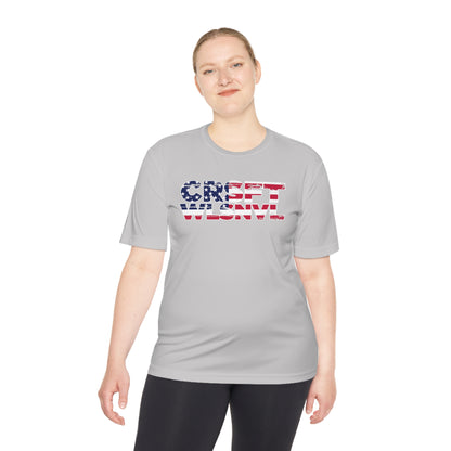 CFW Flag Logo Unisex Moisture Wicking Tee