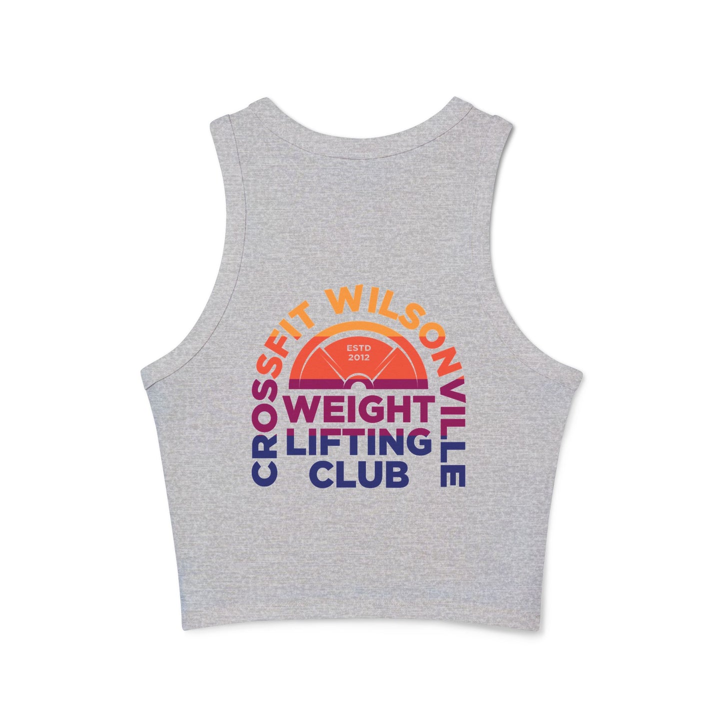 Weight Lifting Club Rainbow Crop Top