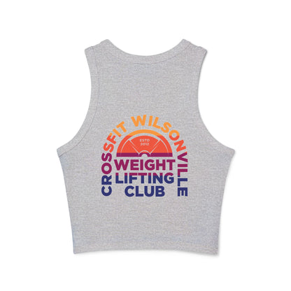 Weight Lifting Club Rainbow Crop Top